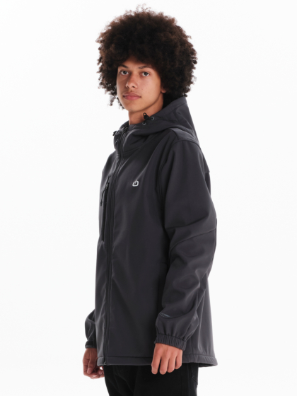 EMERSON MEN’S HOODED BONDED JACKET