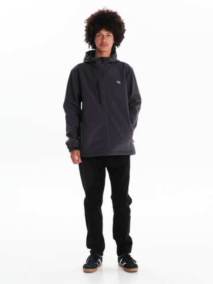 EMERSON MEN’S HOODED BONDED JACKET
