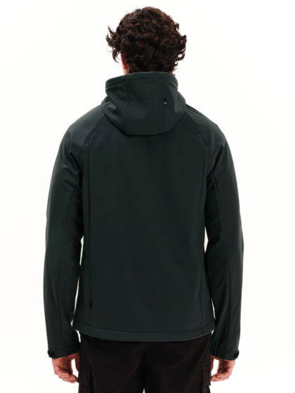 EMERSON MEN’S HOODED RAGLAN BONDED JACKET