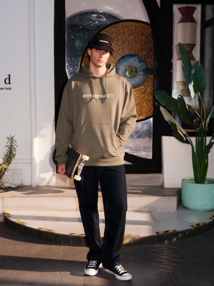 EMERSON MEN’S LOGO PULLOVER HOODIE