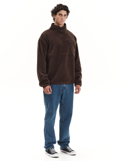 EMERSON ΑΝΔΡΙΚΟ FLEECE ΜΕ ΑΝΟΙΓΜΑ ΦΕΡΜΟΥΑΡ ΜΕΧΡΙ ΤΟ ΣΤΗΘΟΣ