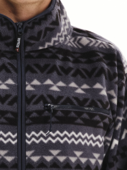 EMERSON ΑΝΔΡΙΚΟ FLEECE ΜΕ ΑΝΟΙΓΜΑ ΦΕΡΜΟΥΑΡ ΜΕΧΡΙ ΤΟ ΣΤΗΘΟΣ