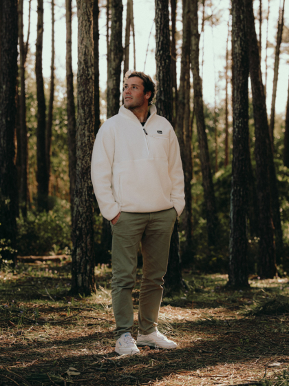 EMERSON MEN’S HIGH-PILE HALF ZIP FLEECE