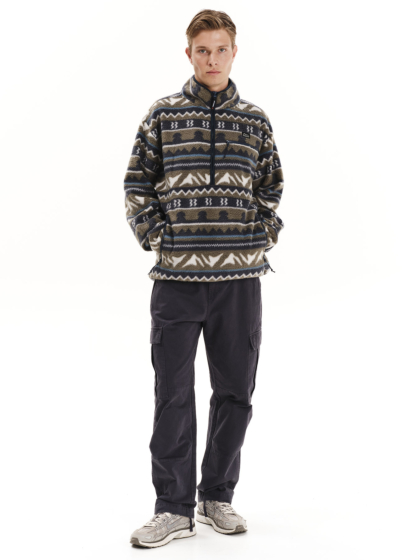 EMERSON ΑΝΔΡΙΚΟ FLEECE ΜΕ ΦΕΡΜΟΥΑΡ ΜΕΧΡΙ ΤΟ ΣΤΗΘΟΣ