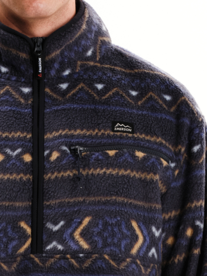 EMERSON ΑΝΔΡΙΚΟ FLEECE ΜΕ ΦΕΡΜΟΥΑΡ ΜΕΧΡΙ ΤΟ ΣΤΗΘΟΣ