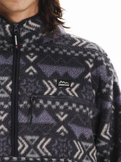 EMERSON ΑΝΔΡΙΚΟ FLEECE ΜΕ ΦΕΡΜΟΥΑΡ ΜΕΧΡΙ ΤΟ ΣΤΗΘΟΣ