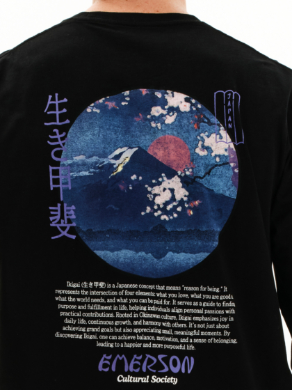 EMERSON MEN’S “EMERSON CULTURAL SOCIETY” LONG SLEEVE TEE