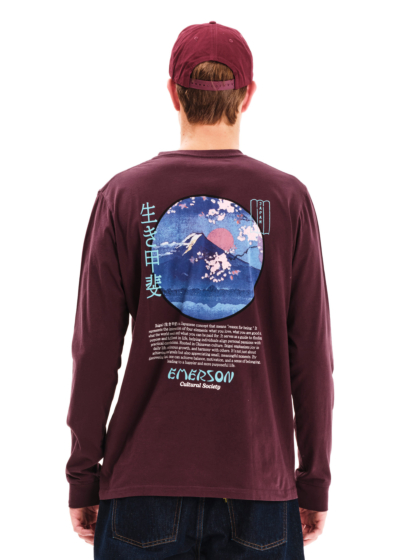 EMERSON MEN’S “EMERSON CULTURAL SOCIETY” LONG SLEEVE TEE