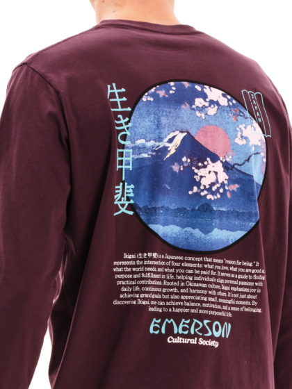 EMERSON MEN’S “EMERSON CULTURAL SOCIETY” LONG SLEEVE TEE