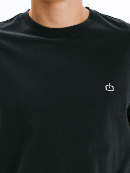 EMERSON ΑΝΔΡΙΚΟ ΜΟΝΟΧΡΩΜΟ ΚΟΝΤΟΜΑΝΙΚΟ T-SHIRT