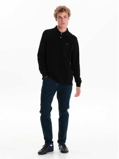 EMERSON MEN’S LONG SLEEVE POLO PIQUET