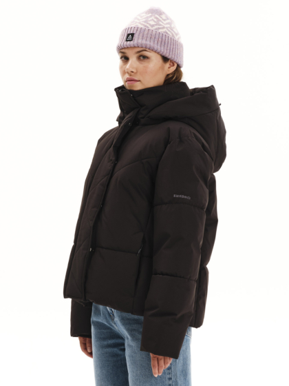 EMERSON WOMEN’S PUFFER JACKET WITH DETACHABLE HOOD