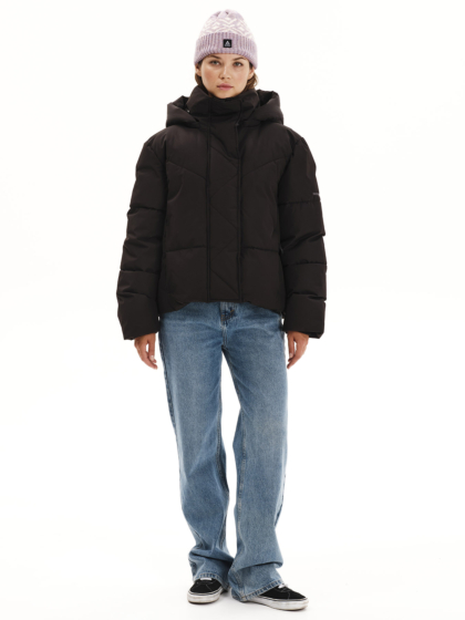 EMERSON WOMEN’S PUFFER JACKET WITH DETACHABLE HOOD