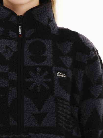 EMERSON ΓΥΝΑΙΚΕΙΟ FLEECE SHERPA ΜΕ ΦΕΡΜΟΥΑΡ ΜΕΧΡΙ ΤΟ ΣΤΗΘΟΣ