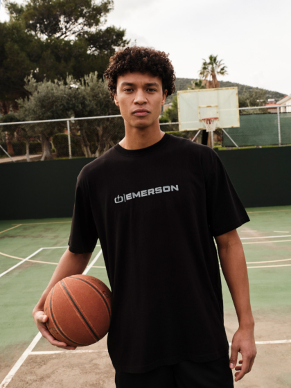 EMERSON LOGO ΑΝΔΡΙΚΟ ΚΟΝΤΟΜΑΝΙΚΟ T-SHIRT