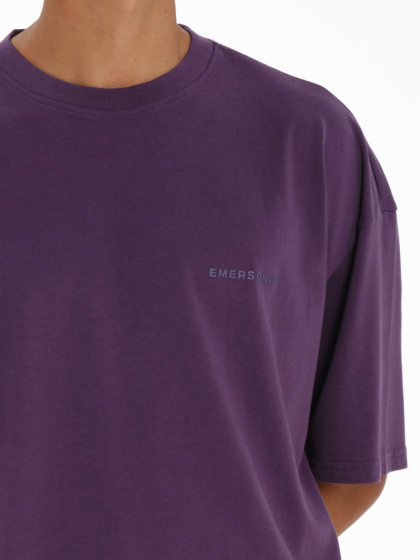 EMERSON ΜΟΝΟΧΡΩΜΟ ΑΝΔΡΙΚΟ ΚΟΝΤΟΜΑΝΙΚΟ OVERSIZED T-SHIRT