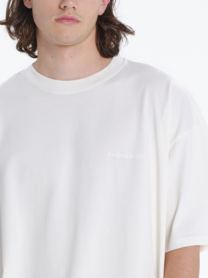 EMERSON ΜΟΝΟΧΡΩΜΟ ΑΝΔΡΙΚΟ ΚΟΝΤΟΜΑΝΙΚΟ OVERSIZED T-SHIRT