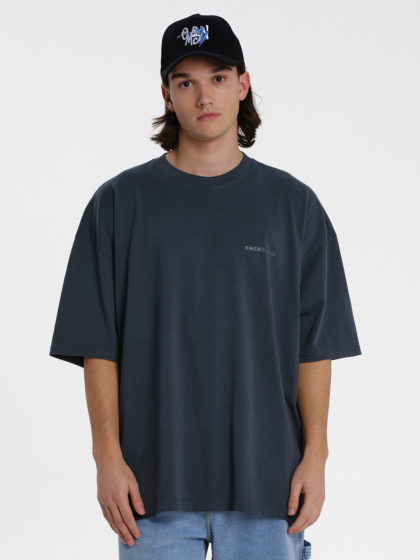 EMERSON ΜΟΝΟΧΡΩΜΟ ΑΝΔΡΙΚΟ ΚΟΝΤΟΜΑΝΙΚΟ OVERSIZED T-SHIRT