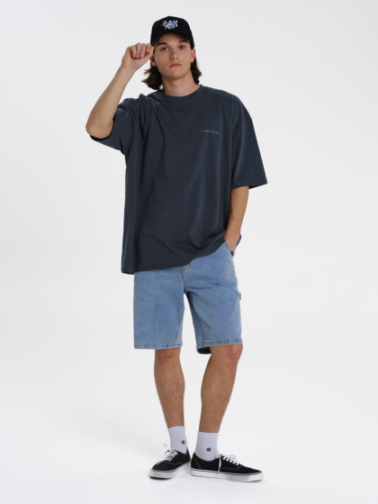 EMERSON ΜΟΝΟΧΡΩΜΟ ΑΝΔΡΙΚΟ ΚΟΝΤΟΜΑΝΙΚΟ OVERSIZED T-SHIRT