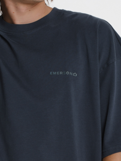 EMERSON ΜΟΝΟΧΡΩΜΟ ΑΝΔΡΙΚΟ ΚΟΝΤΟΜΑΝΙΚΟ OVERSIZED T-SHIRT