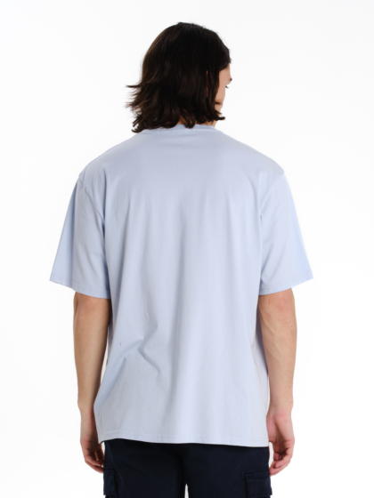 EMERSON ΑΝΔΡΙΚΟ ΜΟΝΟΧΡΩΜΟ ΚΟΝΤΟΜΑΝΙΚΟ T-SHIRT