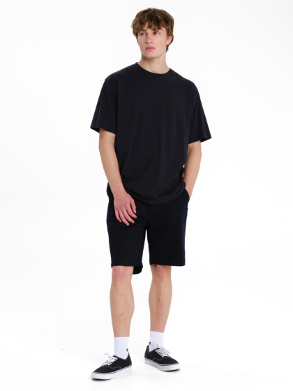 EMERSON ΑΝΔΡΙΚΟ ΜΟΝΟΧΡΩΜΟ ΚΟΝΤΟΜΑΝΙΚΟ T-SHIRT