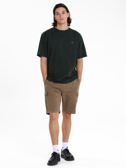 EMERSON ΑΝΔΡΙΚΟ ΜΟΝΟΧΡΩΜΟ ΚΟΝΤΟΜΑΝΙΚΟ T-SHIRT