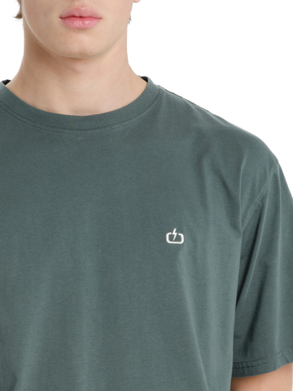 EMERSON ΑΝΔΡΙΚΟ ΜΟΝΟΧΡΩΜΟ ΚΟΝΤΟΜΑΝΙΚΟ T-SHIRT