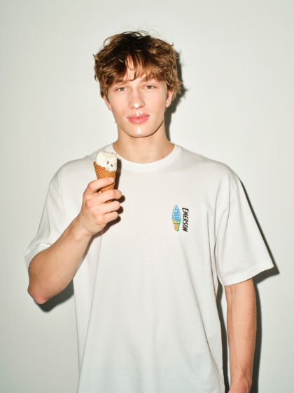 EMERSON ICE-CREAM ΑΝΔΡΙΚΟ ΚΟΝΤΟΜΑΝΙΚΟ T-SHIRT