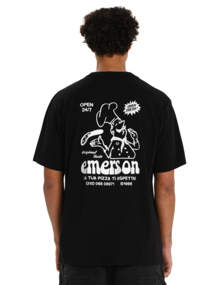 EMERSON PIZZA ΑΝΔΡΙΚΟ ΚΟΝΤΟΜΑΝΙΚΟ T-SHIRT