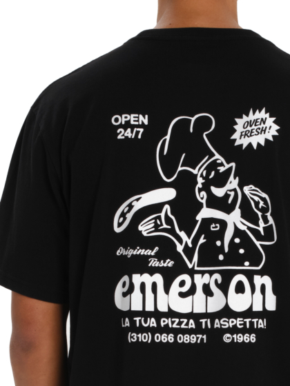 EMERSON PIZZA ΑΝΔΡΙΚΟ ΚΟΝΤΟΜΑΝΙΚΟ T-SHIRT