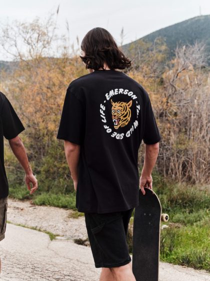 EMERSON TIGER ΑΝΔΡΙΚΟ ΚΟΝΤΟΜΑΝΙΚΟ T-SHIRT
