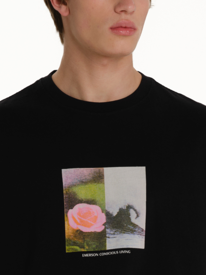 EMERSON ROSE AND WAVE ΑΝΔΡΙΚΟ ΚΟΝΤΟΜΑΝΙΚΟ T-SHIRT