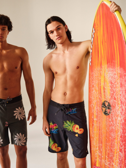 EMERSON ΑΝΔΡΙΚΟ ΑΝΑΚΥΚΛΩΜΕΝΟ ΕΜΠΡΙΜΕ BOARDSHORTS 45.5cm