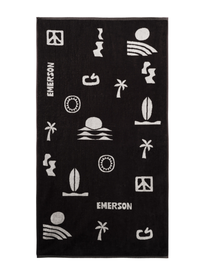 EMERSON TROPICAL PATTERN BEACH TOWEL