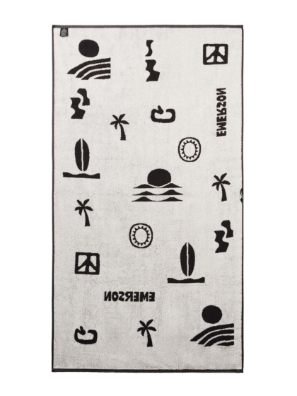 EMERSON TROPICAL PATTERN BEACH TOWEL