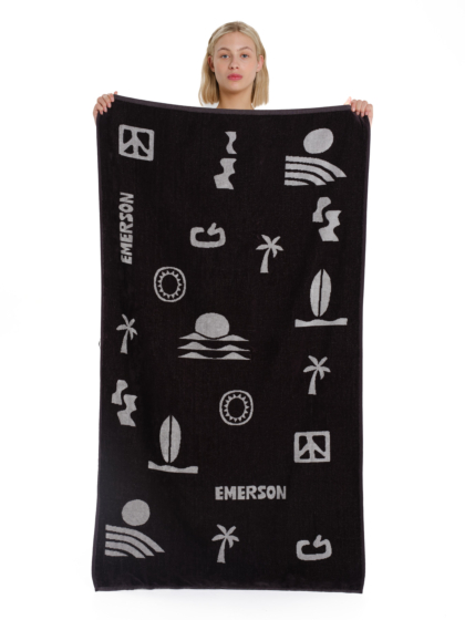 EMERSON TROPICAL PATTERN BEACH TOWEL