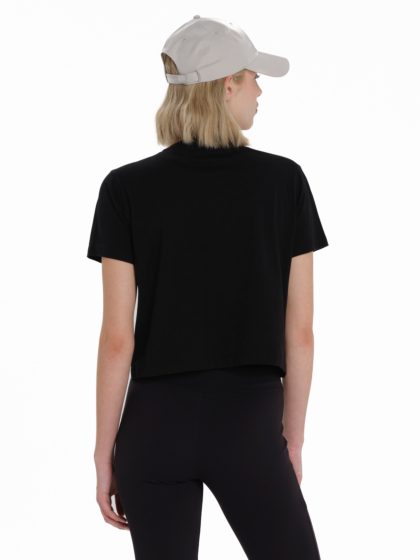 EMERSON SOLID WOMEN’S ΒΟΧΥ CROP SHORT SLEEVE T-SHIRT