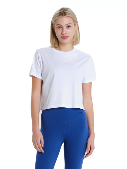 EMERSON SOLID WOMEN’S ΒΟΧΥ CROP SHORT SLEEVE T-SHIRT