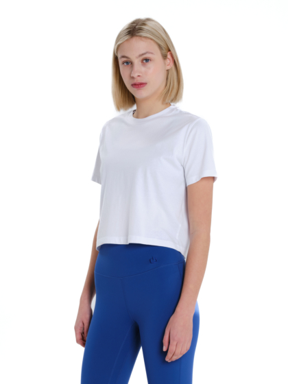 EMERSON SOLID WOMEN’S ΒΟΧΥ CROP SHORT SLEEVE T-SHIRT