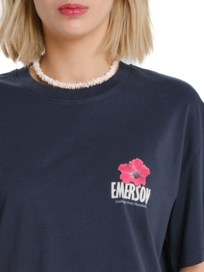 EMERSON ΓΥΝΑΙΚΕΙΟ BOXY ΚΟΝΤΟΜΑΝΙΚΟ T-SHIRT