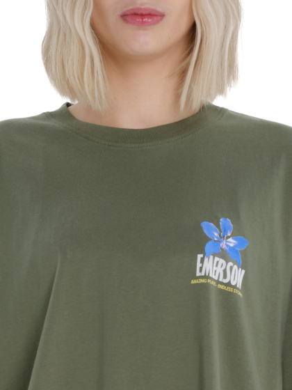 EMERSON ΓΥΝΑΙΚΕΙΟ BOXY ΚΟΝΤΟΜΑΝΙΚΟ T-SHIRT