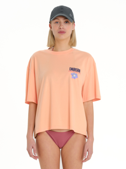 EMERSON WOMEN'S SHORT BOXY SLEEVE T-SHIRT
