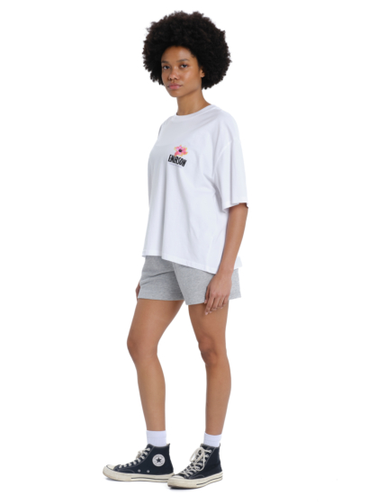 EMERSON ΓΥΝΑΙΚΕΙΟ BOXY ΚΟΝΤΟΜΑΝΙΚΟ T-SHIRT