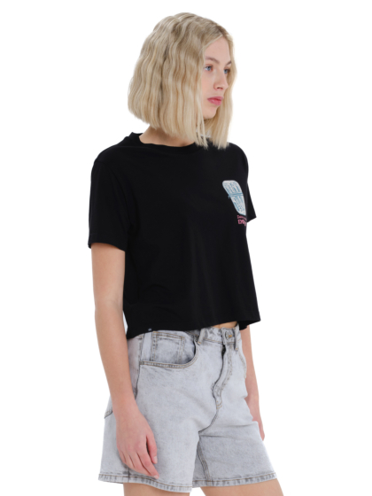 EMERSON SARDINE ΓΥΝΑΙΚΕΙΟ BOXY CROP ΚΟΝΤΟΜΑΝΙΚΟ TOP