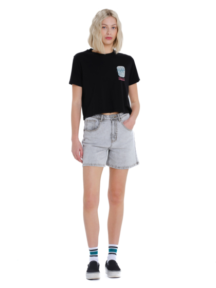 EMERSON SARDINE ΓΥΝΑΙΚΕΙΟ BOXY CROP ΚΟΝΤΟΜΑΝΙΚΟ TOP