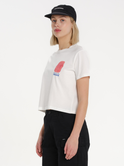 EMERSON SARDINE ΓΥΝΑΙΚΕΙΟ BOXY CROP ΚΟΝΤΟΜΑΝΙΚΟ TOP