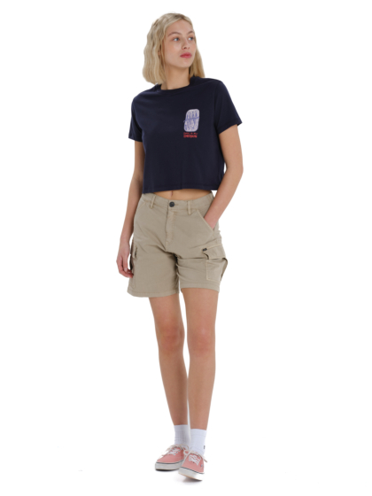 EMERSON SARDINE ΓΥΝΑΙΚΕΙΟ BOXY CROP ΚΟΝΤΟΜΑΝΙΚΟ TOP