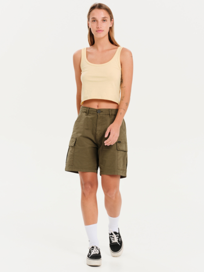 EMERSON WOMEN’S HALF-ELASTICATED CARGO SHORTS