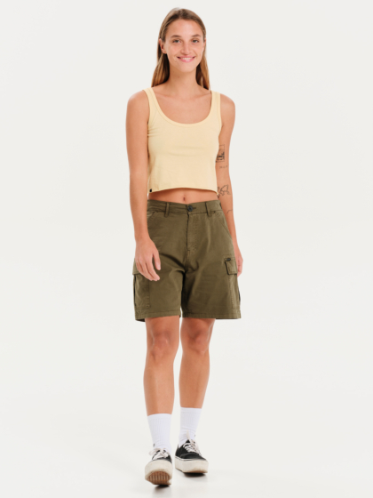 EMERSON WOMEN’S HALF-ELASTICATED CARGO SHORTS